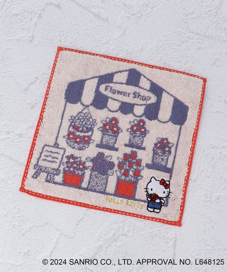 ワンズテラス(one'sterrace)の◆ハローキティ タオルハンカチ HELLO KITTY 50th レッド(962)