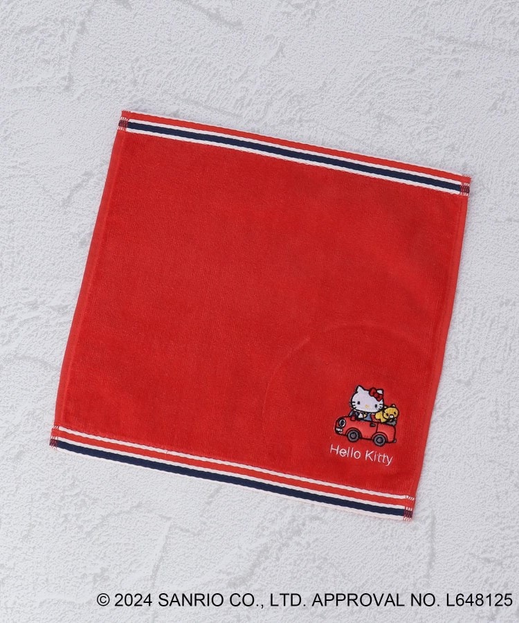 ワンズテラス(one'sterrace)の◆ハローキティ タオルハンカチ HELLO KITTY 50th レッド(962)