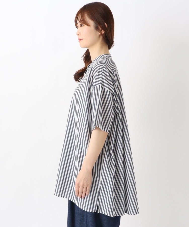 ワンズテラス(one'sterrace)の【リンネル掲載】ポプリンバックフレアシャツ3