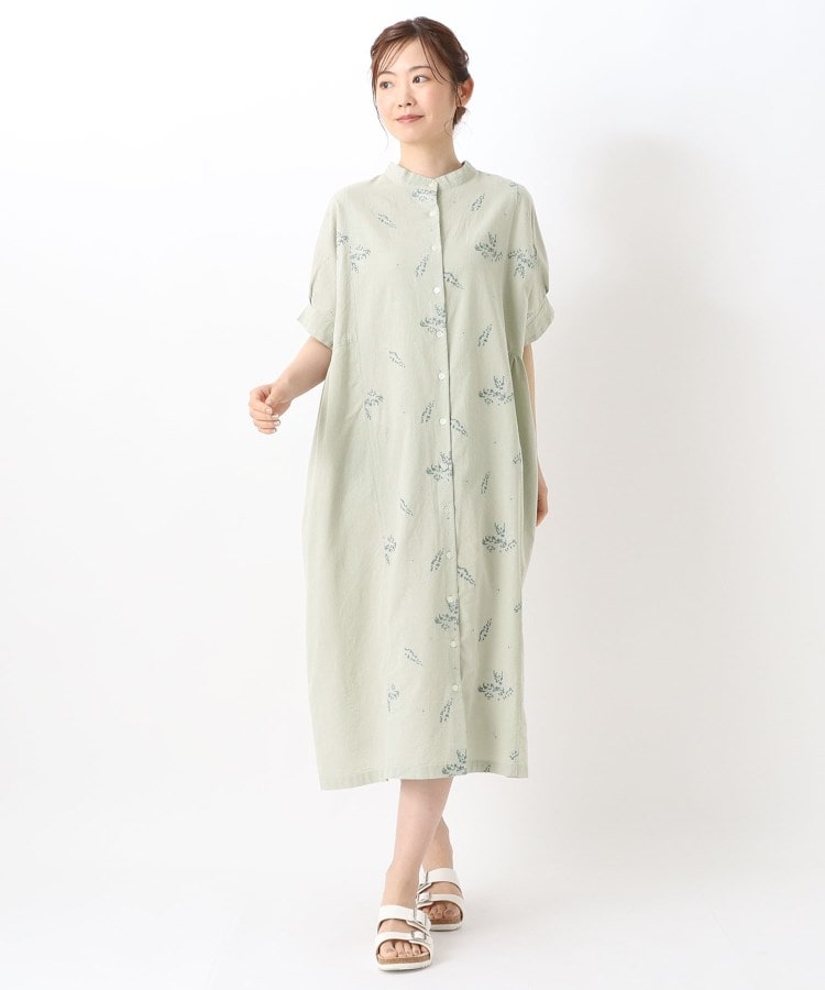 ワンズテラス(one'sterrace)の◆コットン総柄刺繍ワンピース14