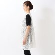 ワンズテラス(one'sterrace)の綿ナイロンダイヤ柄レースブラウス2