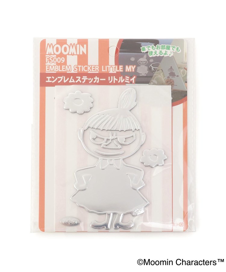ワンズテラス(one'sterrace)の◆MOOMIN エンブレムステッカー リトルミイ シルバー(906)
