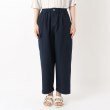 ワンズテラス(one'sterrace)の麻混オックス 10分丈テーパードパンツ1
