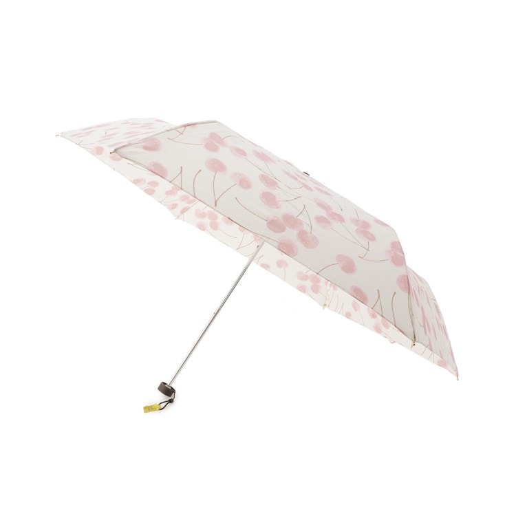 ワンズテラス(one'sterrace)の【晴雨兼用/UV】さくらんぼ 折傘 折りたたみ傘