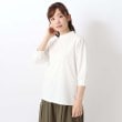 ワンズテラス(one'sterrace)の◆接触冷感 7分袖プルオーバー アイボリー(904)
