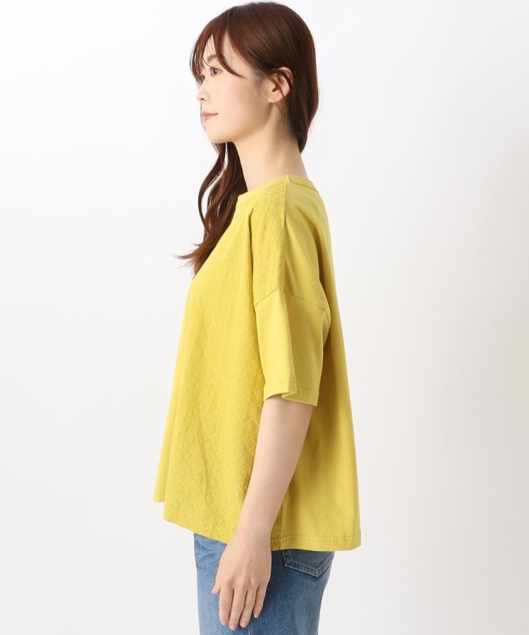 ワンズテラス(one'sterrace)のパッチワーク 5分袖プルオーバー2