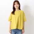 ワンズテラス(one'sterrace)のパッチワーク 5分袖プルオーバー イエロー(932)