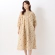 ワンズテラス(one'sterrace)の◆ネックフリル付き 前開きワンピース ベージュ(952)