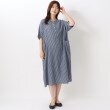 ワンズテラス(one'sterrace)の◆コットン楊柳ガーゼドルマン6分袖ワンピース12