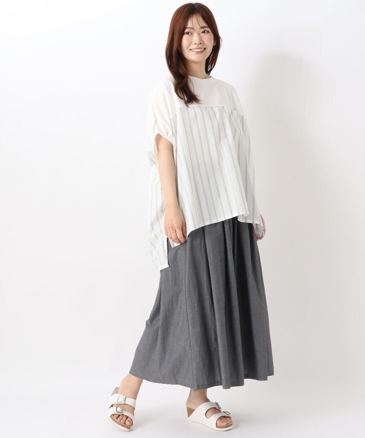 ワンズテラス(one'sterrace)の◆異素材コンビビッグチュニックプルオーバー10
