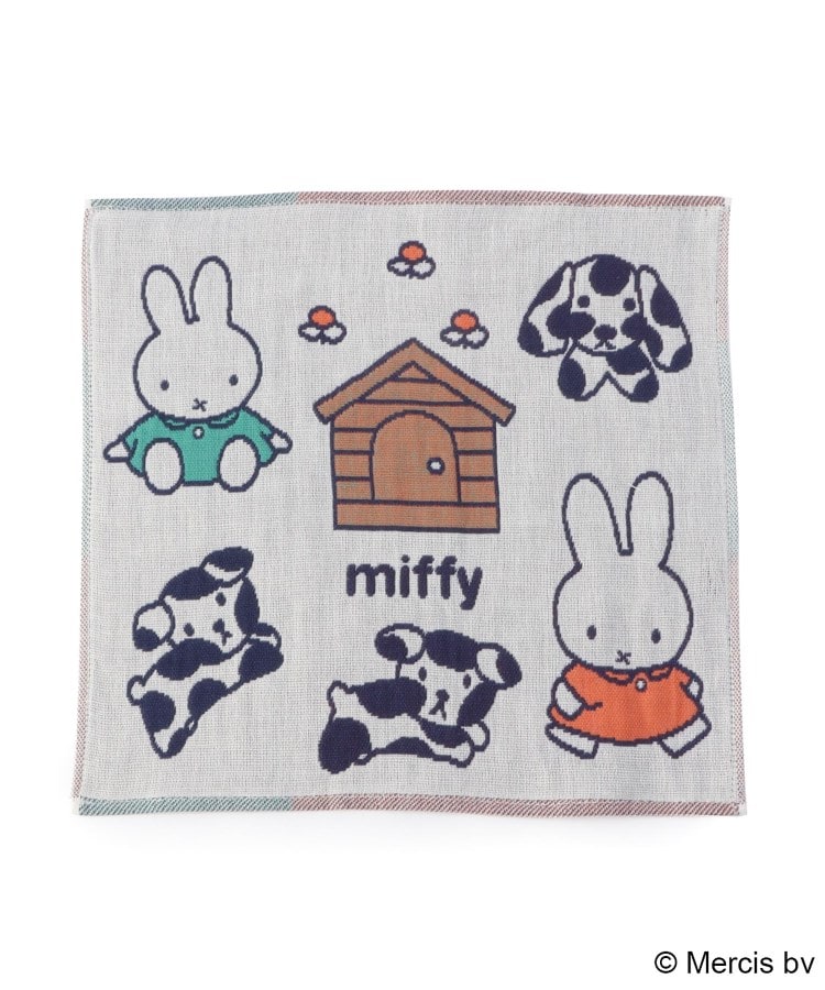 ワンズテラス(one'sterrace)の◆Dick Bruna miffy 三重ガーゼハンカチ アイボリー(904)