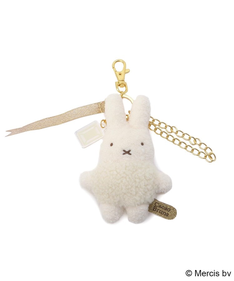 ワンズテラス(one'sterrace)のDick Bruna miffy もふらっとバッグチャーム カカオ ミッフィー ホワイト(901)