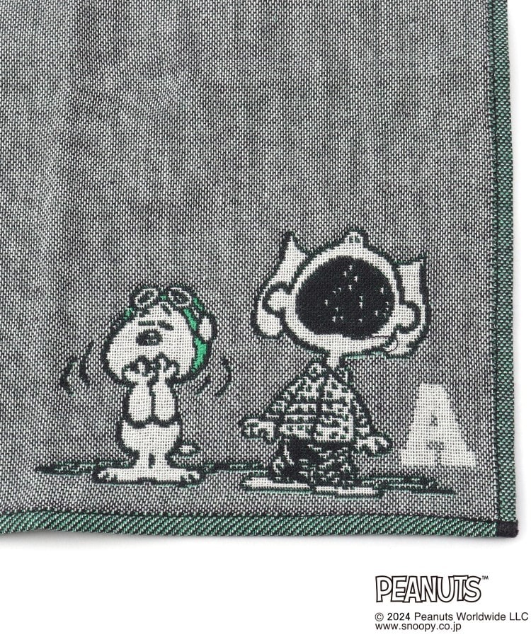 ワンズテラス(one'sterrace)の◆SNOOPY 三重ガーゼイニシャルハンカチ A4