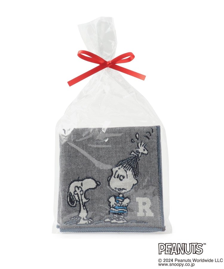 ◇SNOOPY 三重ガーゼイニシャルハンカチ N(スヌーピー) | one ◇SNOOPY 三重ガーゼイニシャルハンカチ N(スヌーピー) | one