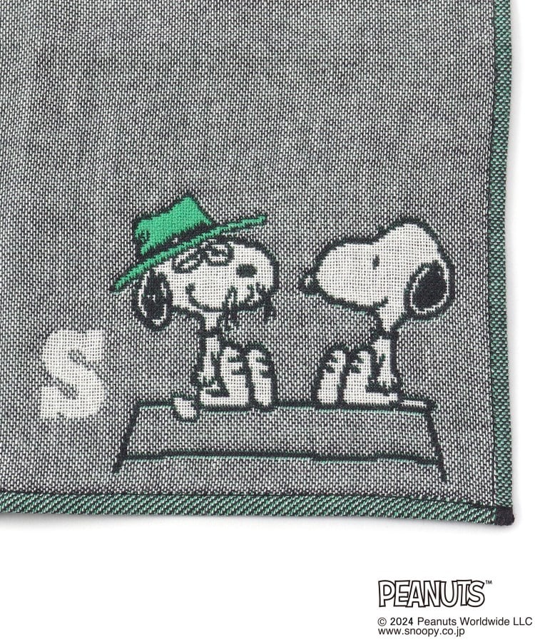 ワンズテラス(one'sterrace)の◆SNOOPY 三重ガーゼイニシャルハンカチ S4