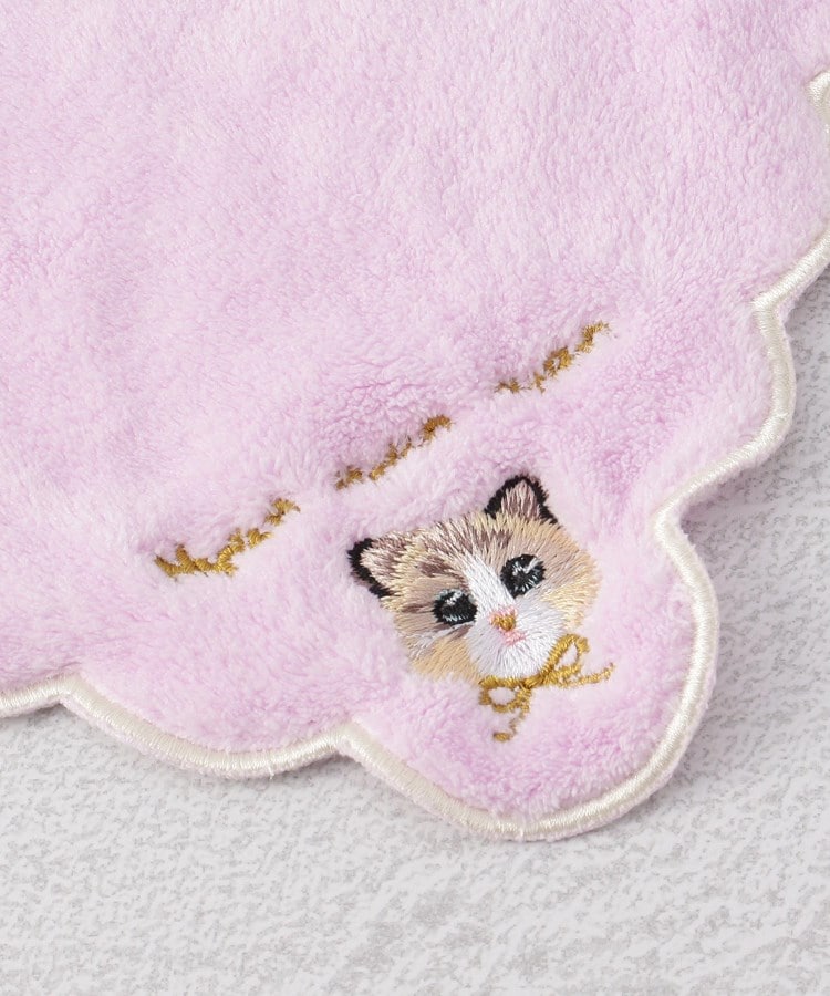 ワンズテラス(one'sterrace)の◆刺繍 タオルハンカチ ネコ3