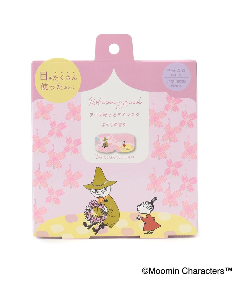 ワンズテラス(one'sterrace)の◆MOOMIN さくら アロマ温アイマスク 3P ピンク(972)