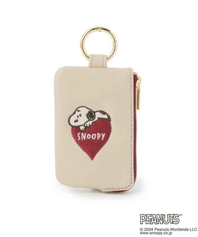 ワンズテラス(one'sterrace)のSNOOPY キーケースポーチ ハートとスヌーピー レッド(962)
