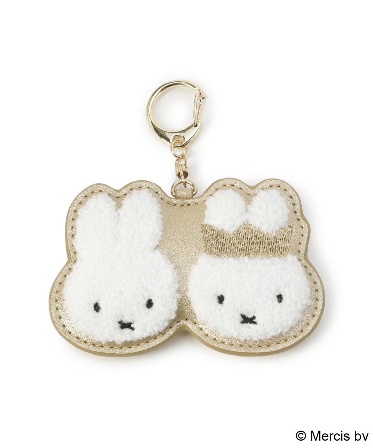 ワンズテラス(one'sterrace)のDick Bruna miffy サガラキーホルダーGOLD＆BLACK MIFFY ゴールド(907)