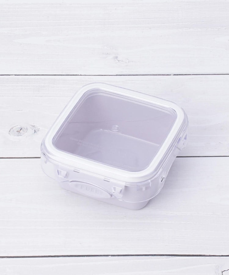 ワンズテラス(one'sterrace)の◆PUSH 保存容器 スクエア 230ml パープル(983)
