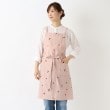 ワンズテラス(one'sterrace)のいちご 刺繍前結びエプロン ピンク(972)