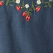ワンズテラス(one'sterrace)のいちご 刺繍Vネックエプロン9