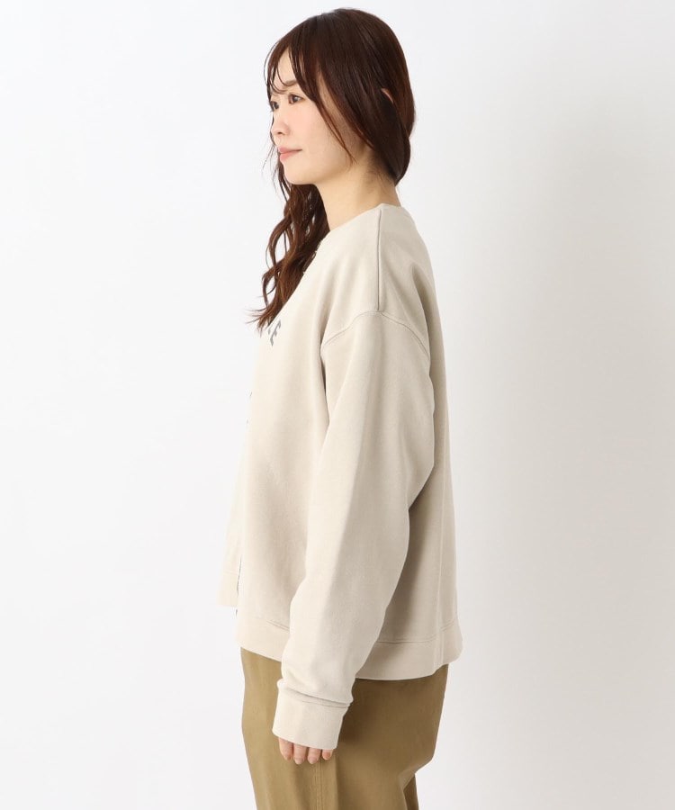 ワンズテラス(one'sterrace)の裏毛 カレッジ風 ロゴプリントカーディガン2