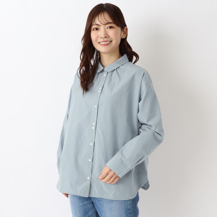 ワンズテラス(one'sterrace)の起毛コットン ブロードシャツブラウス シャツ・ブラウス