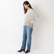 ワンズテラス(one'sterrace)の裏毛ボーダー 布帛切替プルオーバー10