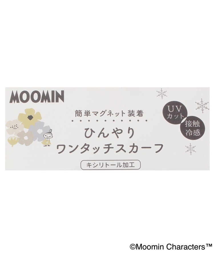 ワンズテラス(one'sterrace)の【ひんやり/UV】MOOMIN ひんやりワンタッチスカーフ 花柄4