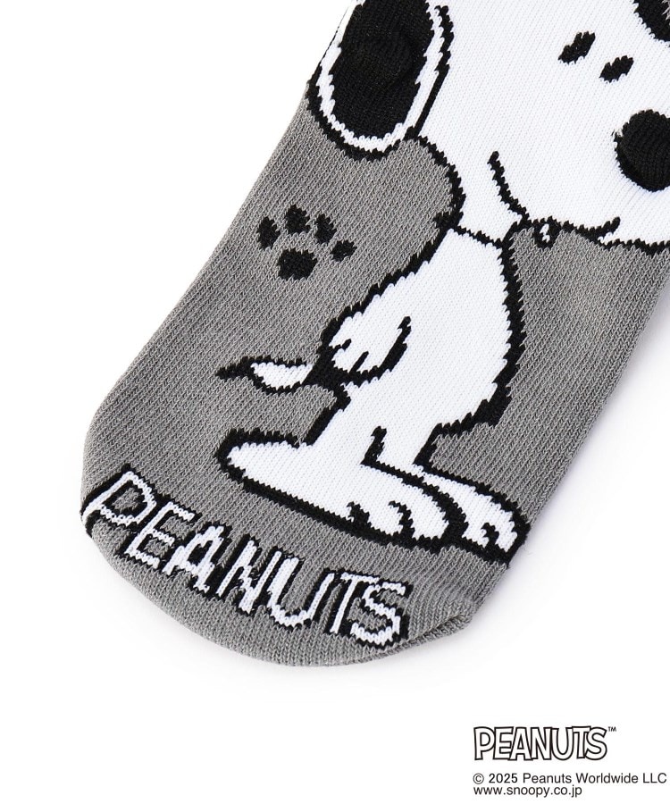 ワンズテラス(one'sterrace)の◆SNOOPY アンクル突起ソックス PEANUTS ロゴ柄2