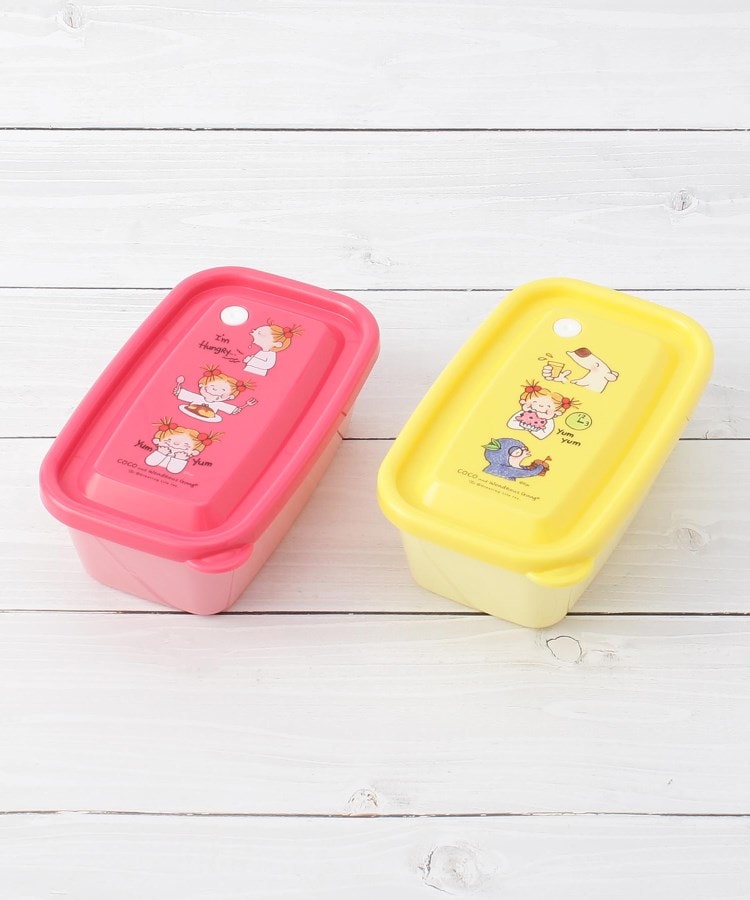 COCOちゃん レンジパック 2個セット(保存容器・ストッカー COCOちゃん レンジパック 2個セット(保存容器・ストッカー