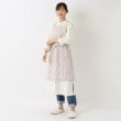 ワンズテラス(one'sterrace)の【ワンズテラスオリジナル】フラワー 刺繍エプロン X型10