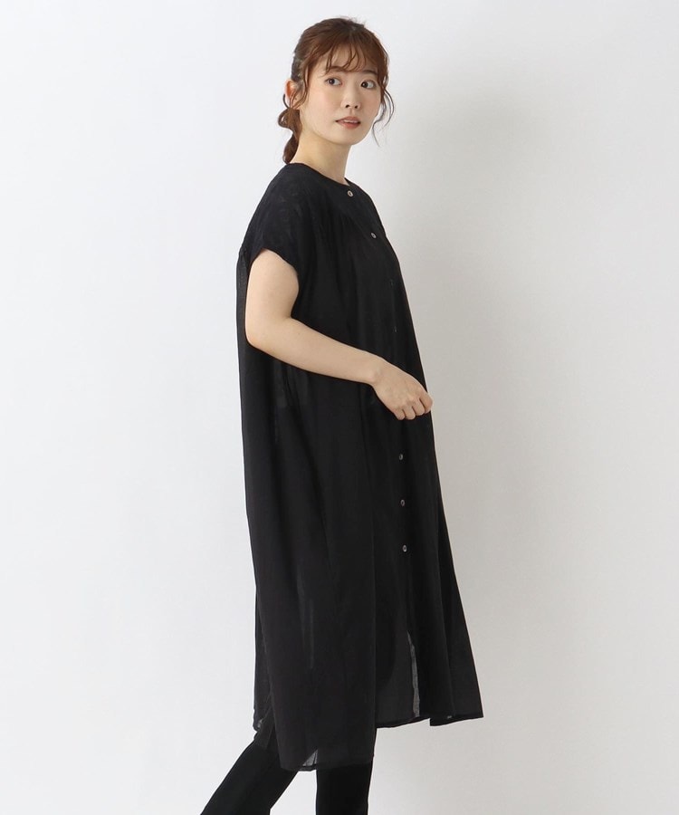 ワンズテラス(one'sterrace)のリゾート 刺繍ワンピース ブラック(919)