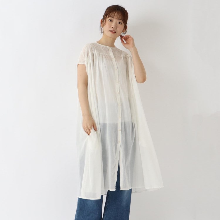 ワンズテラス(one'sterrace)のリゾート 刺繍ワンピース ミドルワンピース