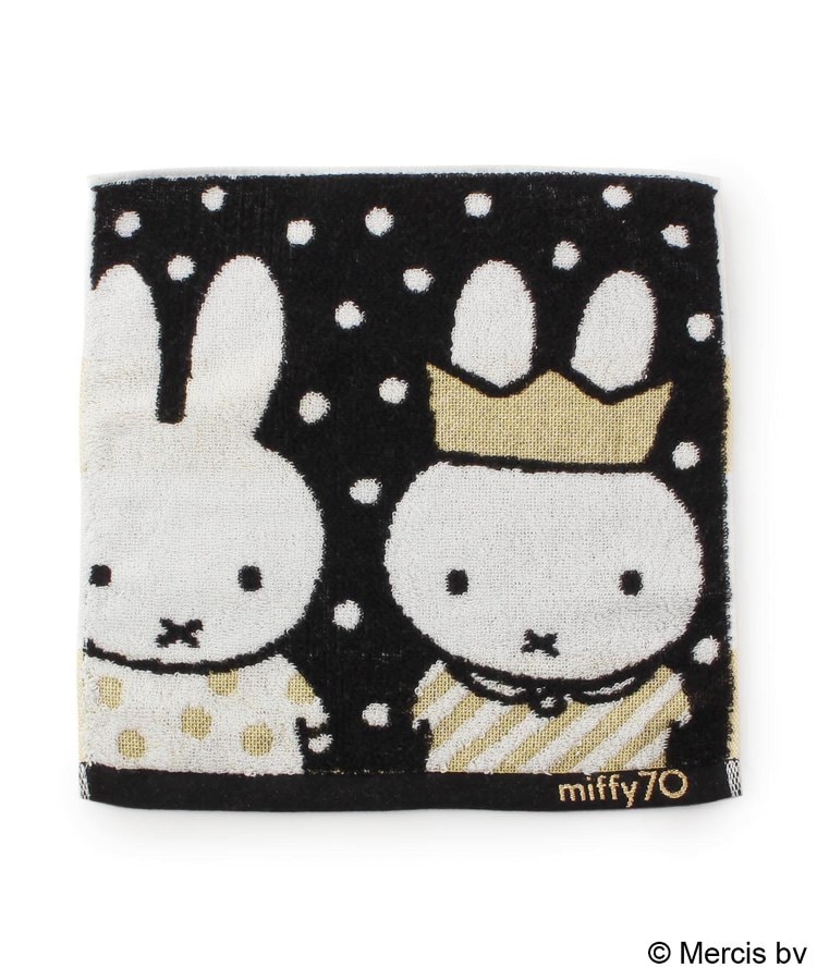 ワンズテラス(one'sterrace)の◆Dick Bruna miffy ミニタオル 70th ブラック(919)
