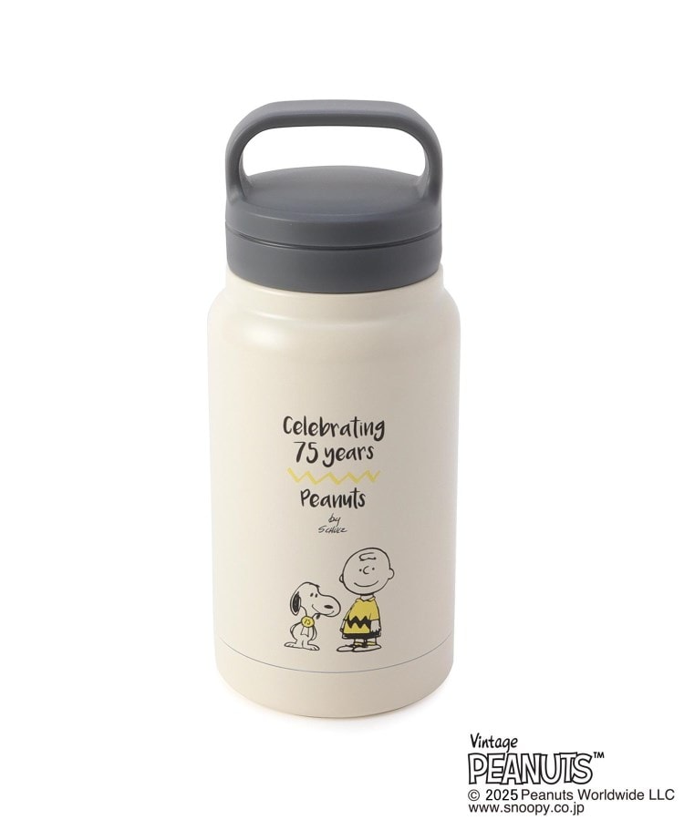 ワンズテラス(one'sterrace)の【ワンズテラスオリジナル】SNOOPY ハンドル付マグボトル 350ml アイボリー(904)