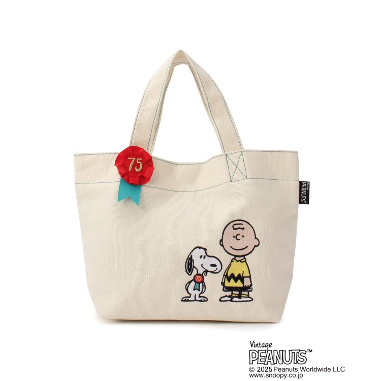 ワンズテラス(one'sterrace)の【ワンズテラスオリジナル】SNOOPY ミニトート 75th スヌーピー