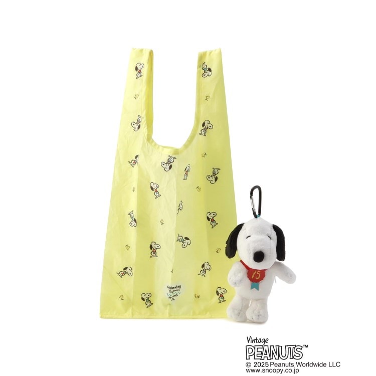 ワンズテラス(one'sterrace)の【ワンズテラスオリジナル】SNOOPY ぬいぐるみエコバッグ スヌーピー