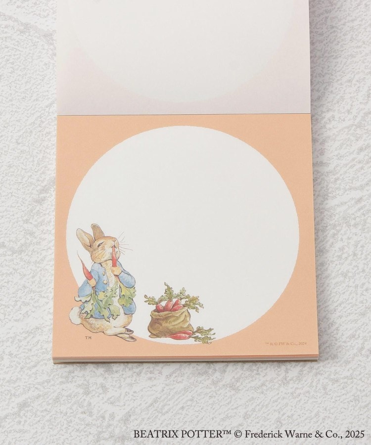 ワンズテラス(one'sterrace)の◆ピーターラビット(TM) メモパッド スクエア みじたく5
