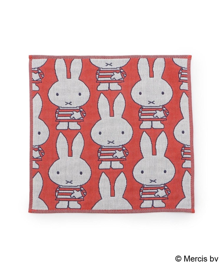 ワンズテラス(one'sterrace)の◆Dick Bruna miffy 三重ガーゼハンカチ レッド(962)