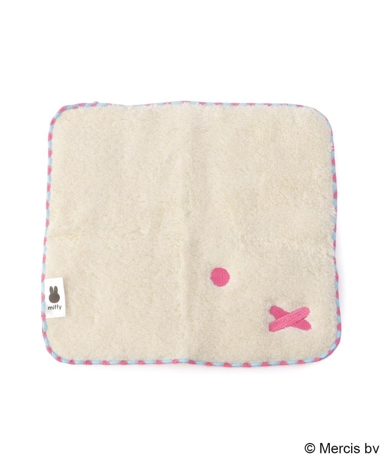 ワンズテラス(one'sterrace)の◆Dick Bruna miffy ふわふわ刺繍ハンカチーフ ピンク(972)