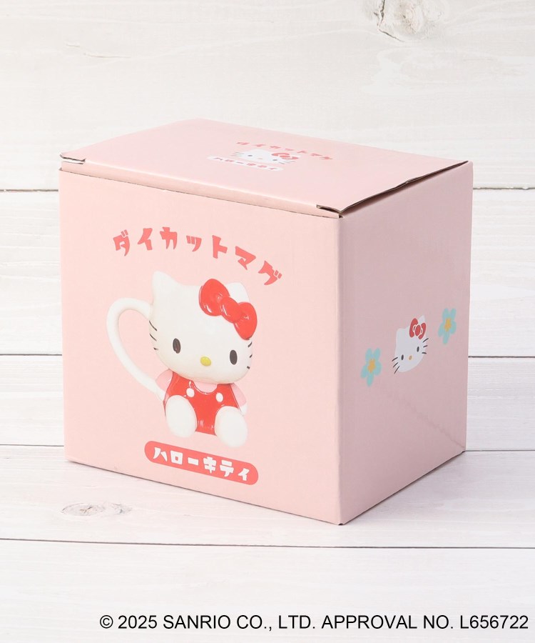 ワンズテラス(one'sterrace)のサンリオキャラクターズ ダイカットマグ ハローキティ 200ml9