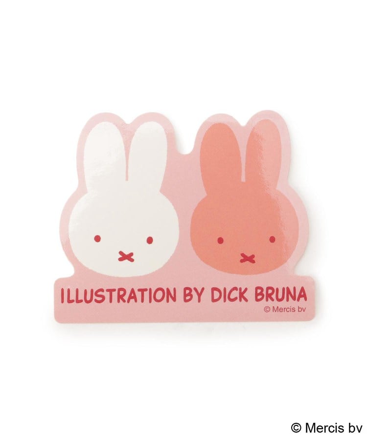 ワンズテラス(one'sterrace)の◆Dick Bruna miffy ダイカットステッカー ピンク(972)