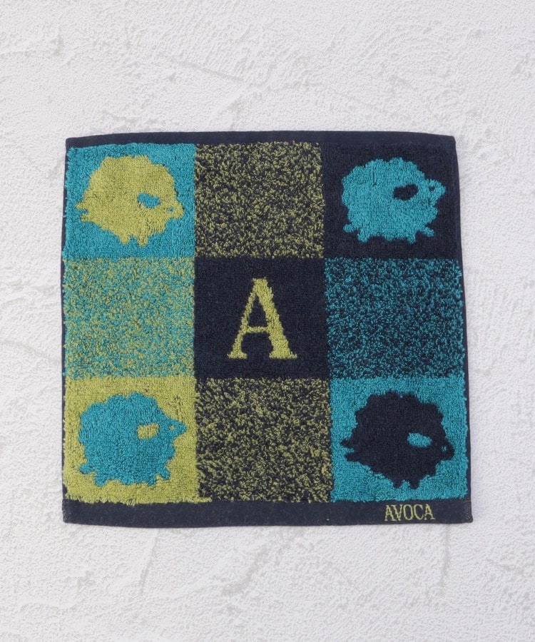 ワンズテラス(one'sterrace)の◆AVOCA タオルハンカチ Aステップ ブルー(993)