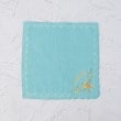 ワンズテラス(one'sterrace)の◆ミモザ刺繍 タオルハンカチ スカラップ1