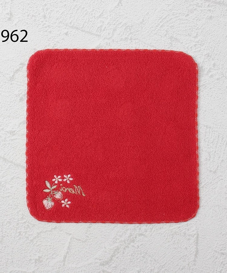 ワンズテラス(one'sterrace)の◆【ワンズテラスオリジナル】苺 タオルハンカチ 刺繍ドット3