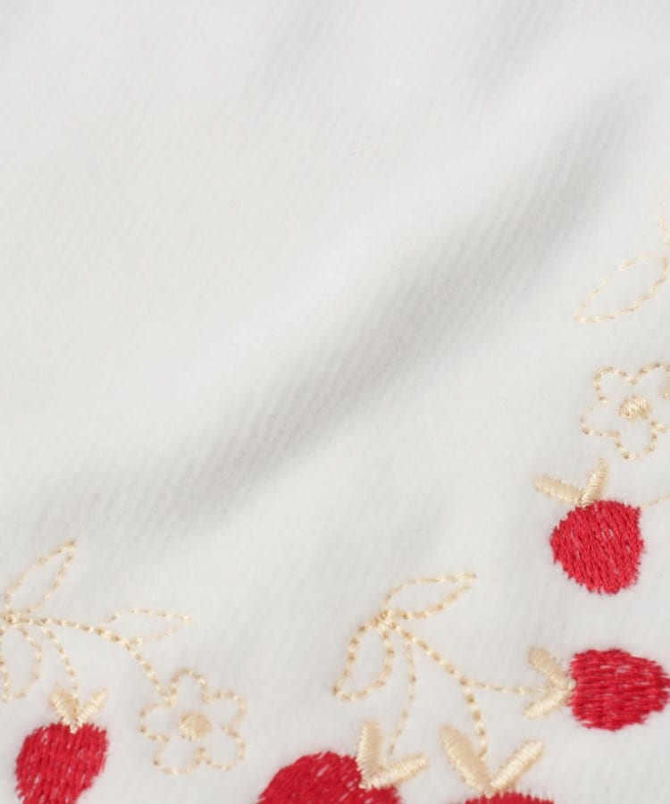 ワンズテラス(one'sterrace)の◆【ワンズテラスオリジナル】苺 タオルハンカチ 刺繍スカラップ5