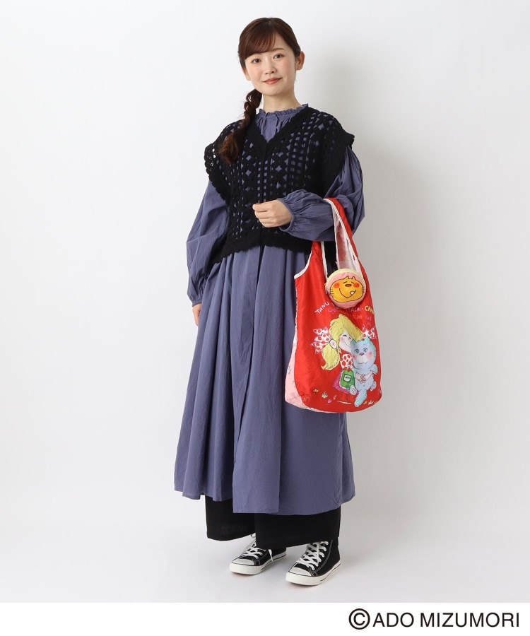 リンネル4月号掲載】水森亜土 エコバッグ(ショッピングバッグ リンネル4月号掲載】水森亜土 エコバッグ(ショッピングバッグ