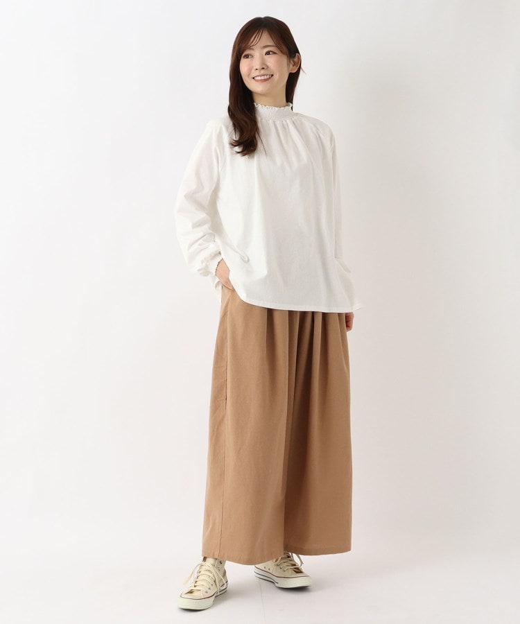 ワンズテラス(one'sterrace)の◆シャーリング綿カットソープルオーバー9